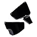Glossy Black Battery Side Cover Compatible with Honda Shadow 1999-2008 VLX 600 99-07 VT 600 C CD Deluxe (ABS, 2PCS)