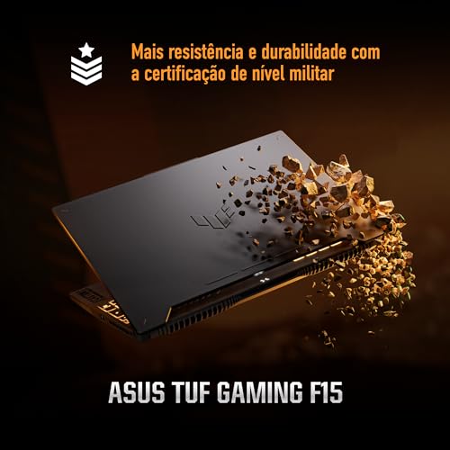 Notebook ASUS TUF Gaming F15 Intel Core i7 16 GB 512 GB SSD W11 Home Tela 15.6' FHD Mecha Gray - FX507VU-LP177W glide