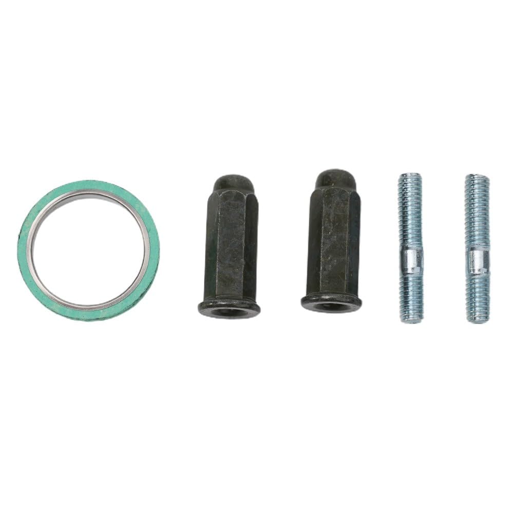 Auspuffschrauben-Set mit Bolzen, Muttern und 30,5 mm Dichtung für 50 cc, 110 cc, 150 cc, Scooter, vier für Wheeler Go Kart Moped