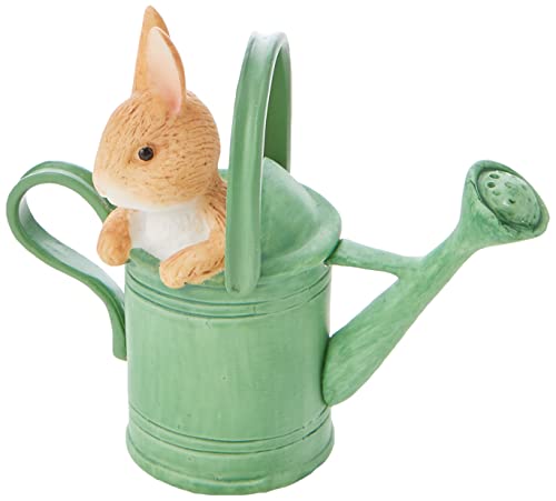 Enesco Beatrix Potter Peter in Watering Can Mini Figurine, Resin, Multi-Colour, 3 x 7 x 5.5 cm