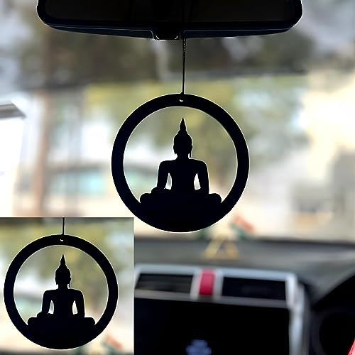 Image of Spiritual Car Hanging Accessories: Elevate Car, Home, and Office Decor with Divine God Elegance (Buddha)