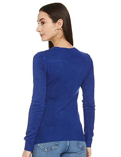 Image of Marks & Spencer Acrylic Women's Round Neck Sweater