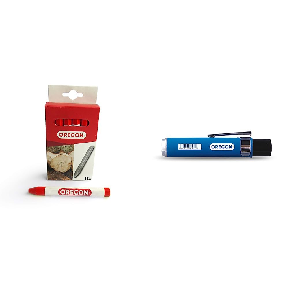 Craies de marquage rouges 6 faces Oregon et support multi-surface
