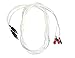 Kit di 2 Cavi bipolari RCA e Clip 4mm ricambi per elettrostimolatore Biosan, Amerika, Samas ecc.