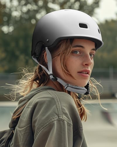 Image of OutdoorMaster Skateboard Cycling Helmet - Two Removable Liners Ventilation Multi-Sport Scooter Roller Skate Inline Skating Rollerblading for Kids, Youth & Adults