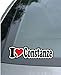 Produktbild INDIGOS UG - Aufkleber - Autoaufkleber - I Love Heart - Ich Liebe mit Herz 15 cm - I Love Constanze - Auto LKW Truck - Sticker mit Namen vom Mann Frau Kind