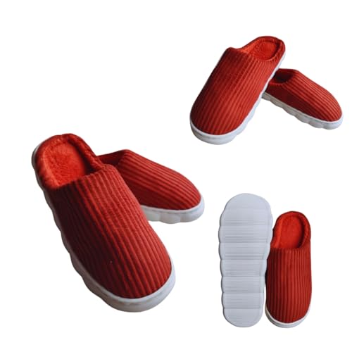 Qual o Melhor Chinelo Nuvem de 2025? Melhores Ranking 24 Pantufa Nuvem Chinelo Sapatilha Antiderrapante Super Quentinha Adulto Unissex Quarto Forrada Macia Peluciada Inverno Frio Feminina Pelúcia (vermelho, BR, Adulto, Numérico, M, 36)