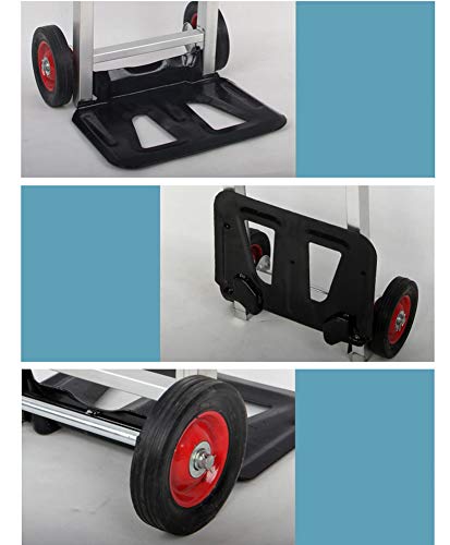 Carretilla de mano plegable de aluminio 35x42x107 cm miniatura 6