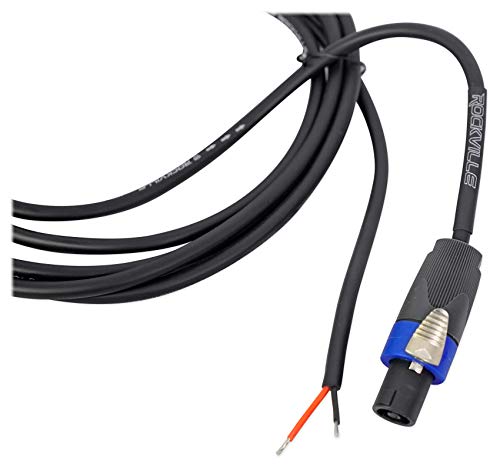 Image of Rockville RHC Speakon to Bare Wire Speaker Cable, 16 Gauge OFC