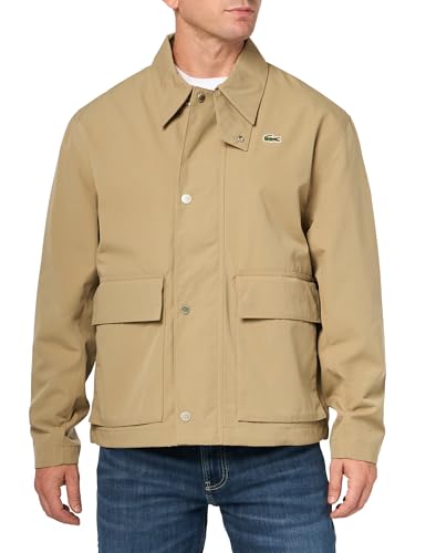 Lacoste Men's Light Weight Short Parka Jacket W/Pockets - Main Image