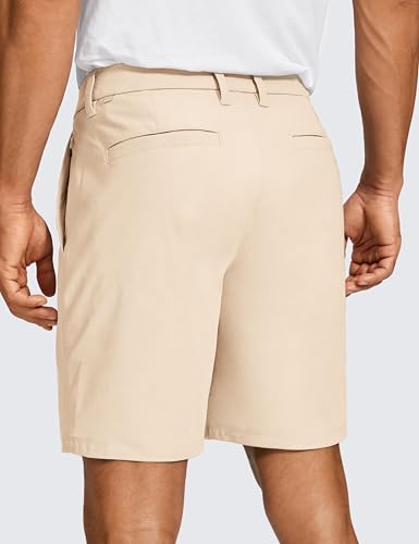 CRZ YOGA Men's All Day Comfy Golf Shorts - 7"/9" Stretch Lightweight Flat Front for Casual Work with Pockets2
