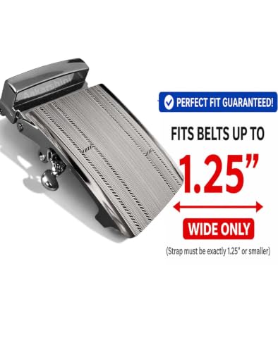 Image of Auto Lock Automatic Belt Buckle Only for Men | Fits Straps Wide Upto 1.25 Inches