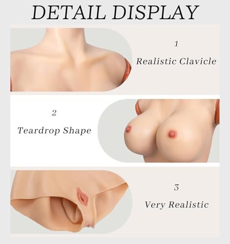 Silicone Bodysuit C-G Cup Whole Body Silicone Bodysuit For Crossdressers Drag Queen Transgender3