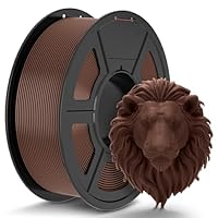 TECBEARS PLA Filament 1.75mm Schokolade, 1kg 3D Drucker Filament PLA, Filament 3d Druckmaterialien, Vakuumverpackung, Maßgenauigkeit +/- 0,02 mm, 1kg Spule (2,2lbs) PLA für Intelligentes Drucken
