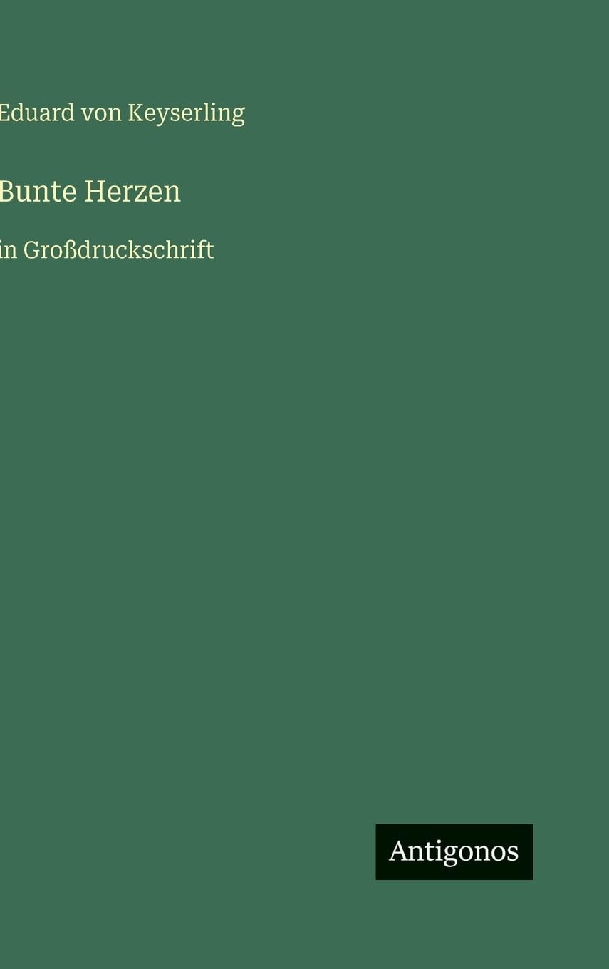 Bunte Herzen: in Großdruckschrift