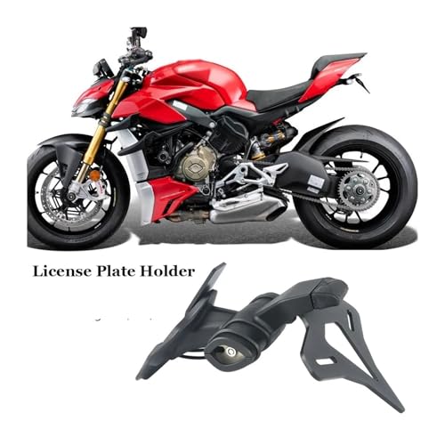 Support de plaque d'immatriculation arrière pour moto de type queue courte