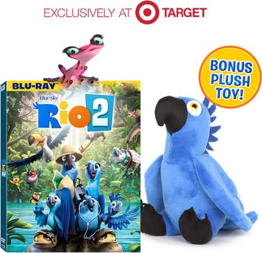 Rio 2 - Blu-ray + Plush Toy - Director: Carlos Saldanha | Starring: Anne Hathaway, Jesse Eisenberg, Jamie Foxx - IMPORT - REGION A