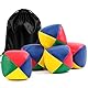 PlsMupn 6 Stück Jonglierbälle Set Jonglierbälle Kinder, Ballwurfball Spiele Zirkus Clown Farbige Jonglierbälle Spielbälle Interaktives für Erwachsene Kinder Anfänger