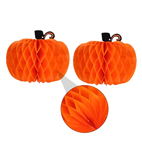 GLEAVI 6piezas Bola De Flores De Panal De Papel para Decoración De Halloween y Pascua Forma Especial