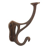 Metafranc Vintage Hook ✓ Copper Antique ✓ High Quality ✓ Elegant and Decorative ✓ with Mounting Hardware | Coat Hooks, Hat Hooks, Coat Hooks, 213781