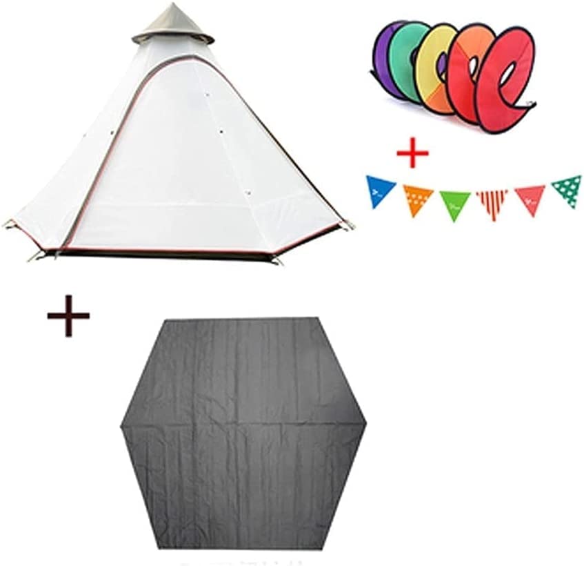 QUQUQ carpa piramidal para camping 4-6 personas miniatura 3