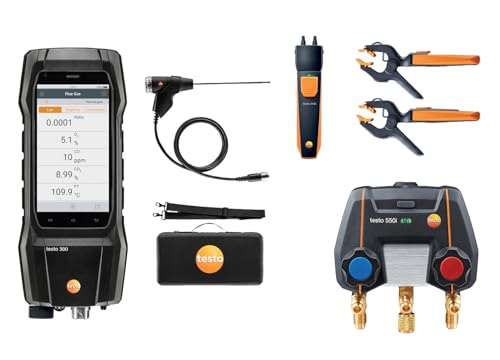 testo Kit de bomba de calor para analizador de gases de combustión