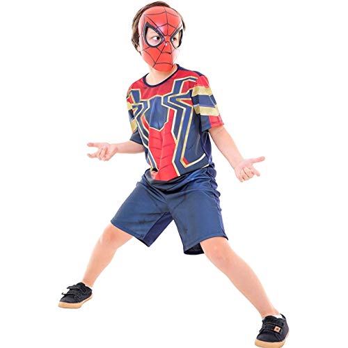 Fantasia Homem Aranha Infantil Curta Vingadores Guerra Infinita M 5-8