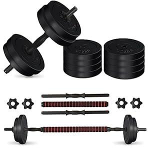 Adjustable Dumbbells Weights Set for Men & Women – Perfect for Bodybuilding & Fitness – 10kg/15kg/20kg/40kg