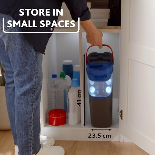 Vileda H2PrO Flat mop System - Revolutionary Clean and Dirty Water Separation - Water-Saving Design - Compact Storage - Ergonomic Handle - Microfibre Power - Can be Used one-Handed by Vileda - Used condition - Image 5