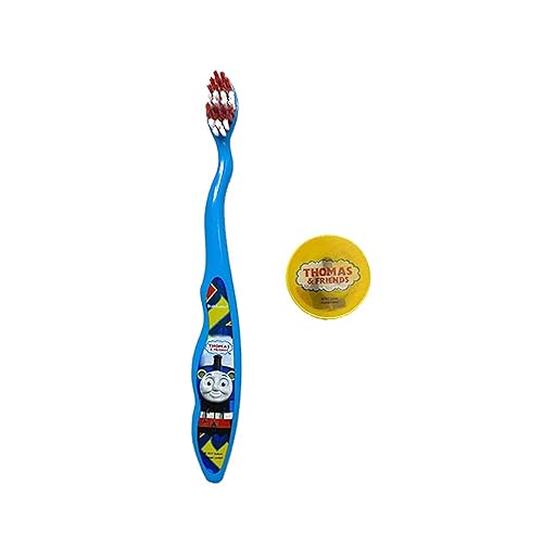 Miniatura 4 de Brush Buddies Thomas & Friends - Cepillo de dientes con tapa, color azul (paquete de 1)