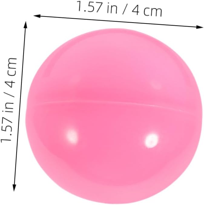 20Pcs Colorful Bingo Activity Balls Plastic Hollow Design for Party Games Classroom Activities and Vending Machines Fun Game Props for Group Events
