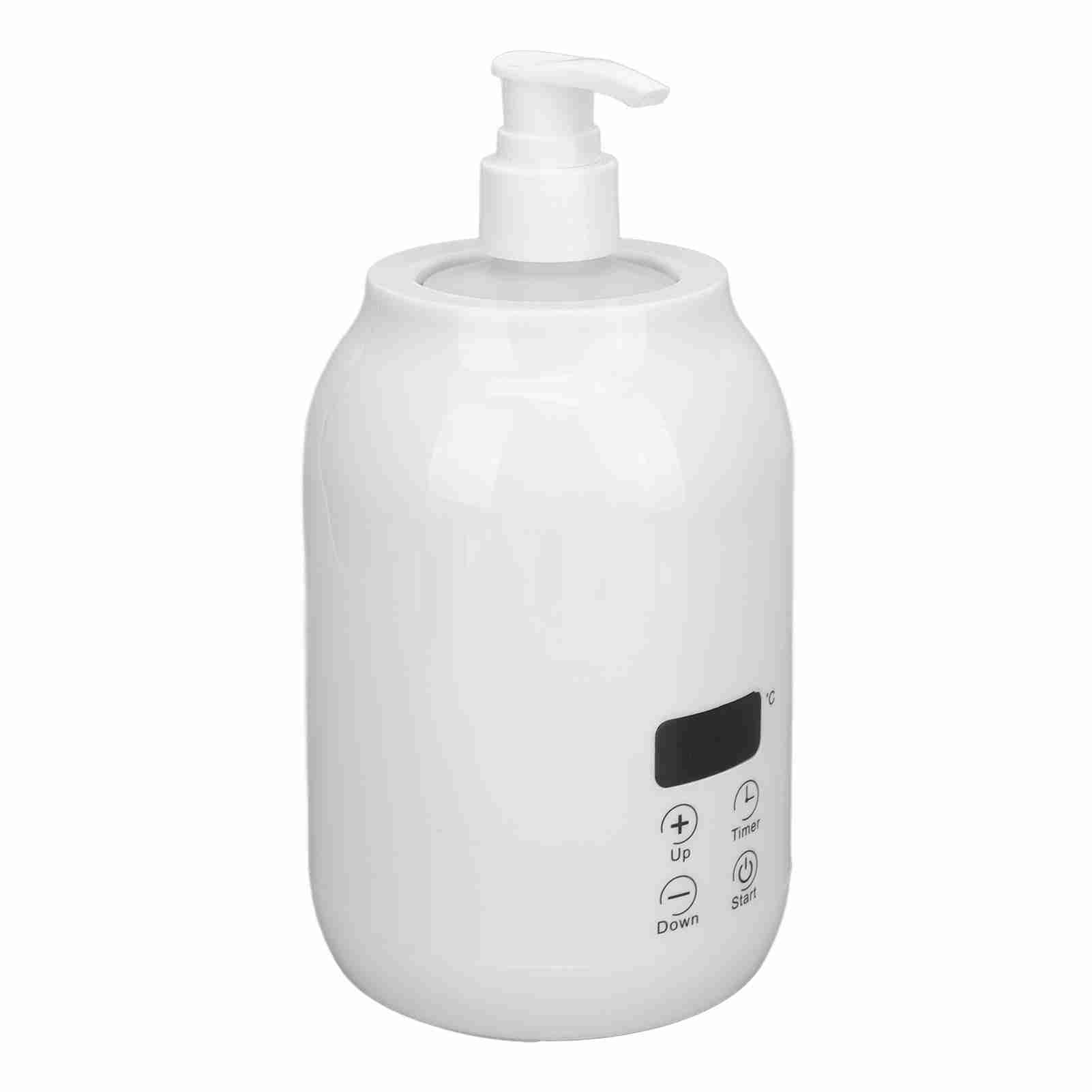 Chauffe-huile de Massage pour Massage Pro Spa, Chauffe-Lotion pour la Maison, Chauffe-Bouteille D'huile de Massage avec une Bouteille D'huile, Affichage LED, Température