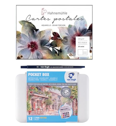 Aquarelle Van Gogh Pocket Box : peignez partout sans vous encombrer avec Hahnemühle
