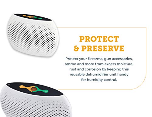 SnapSafe Rechargeable Dehumidifier Large, 75901 - Portable Moisture Absorbers for Gun Safes & Cabinets, Closets, & Pantries-Prevent Moisture Damage for Gun Safe Accessories, Firearms in Your Gun Vault