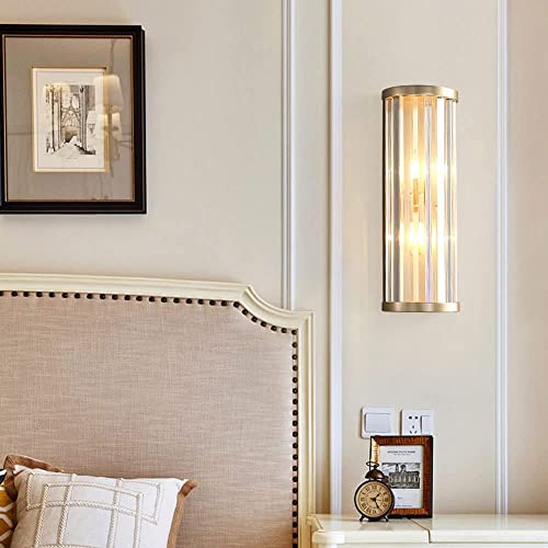 Lámpara de pared de cristal para iluminar pasillos oscuros y decoración de noche 4