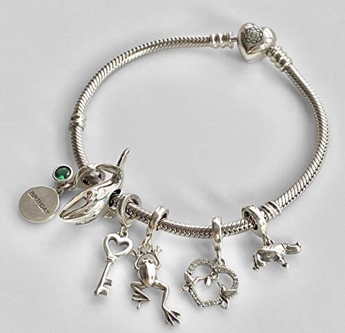 Bolenvi Jumping Frog 925 Sterling Silver Pendant Charm Bead For Pandora & Similar Charm Bracelets or Necklaces3