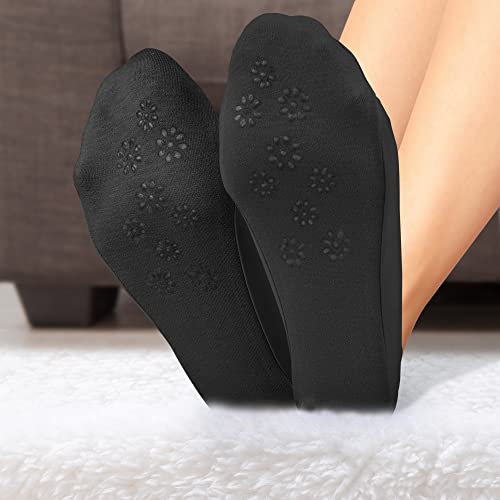 No Show Socks Womens Liner Ultra Low Cut Non Slip Invisible Socks for Flats4