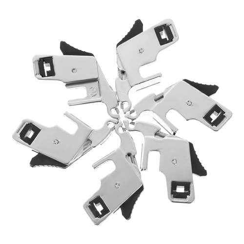 Hohopeti 6Piezas Adaptadores de Prensatelas Máquina de Coser de Compatible con Brother y Singer Accesorios Prácticos y Duraderos Coser Mano y Máquina