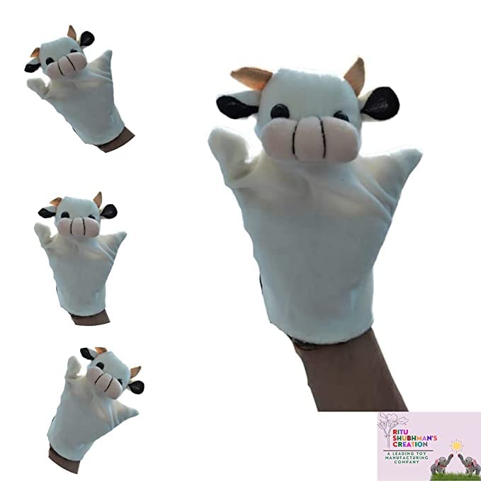 Buy ChiChimpu Toys Storytelling Cow Hand Puppet Hand Puppets for