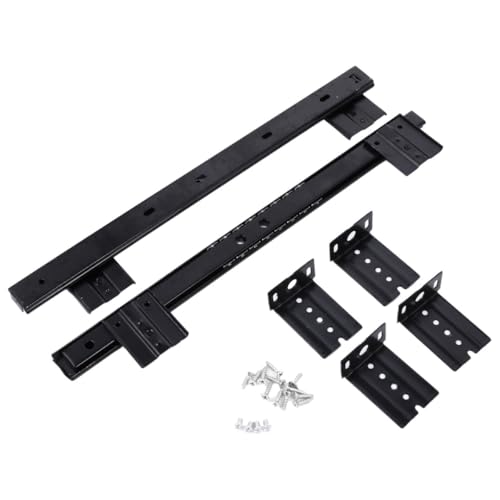 Image of Keyboard Tray Channel | Drawer Slides for Keyboard | Includes All Installation Hardware | 350MM / 14 inch Channel (Medium / 27MM)