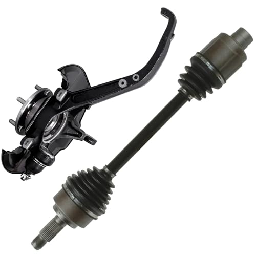 Image of Detroit Axle - 3.5L Front Right Steering Knuckle Kit for 08-12 Honda Accord