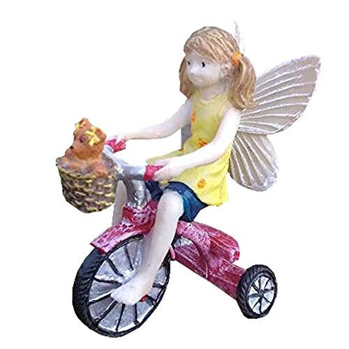 Miniature Fairy Garden Lizzy's Day Out II Fairy on Tricycle