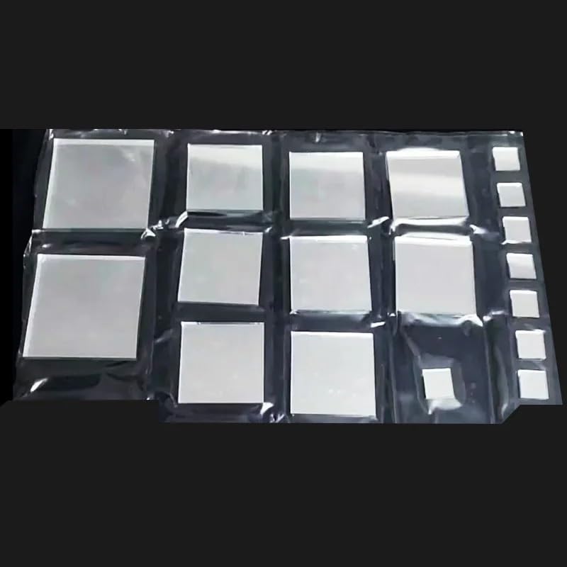 2PCS 10-50mm First Reflecting Surface Reflector Square Optical Front Surface Mirror DIY Scanner Projector Mirror Accessories(10x10x1mm)