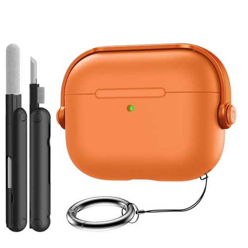 Ya en manzanajugosa.com: TiMOVO Funda para AirPods Pro 3 (2025) con Cierre de Seguridad, Carcasa Rígida, Diseño Música, Funda Protectora para Apple AirPods Pro de 3.ª Generación con Kit de Limpieza y Llavero, Naranja