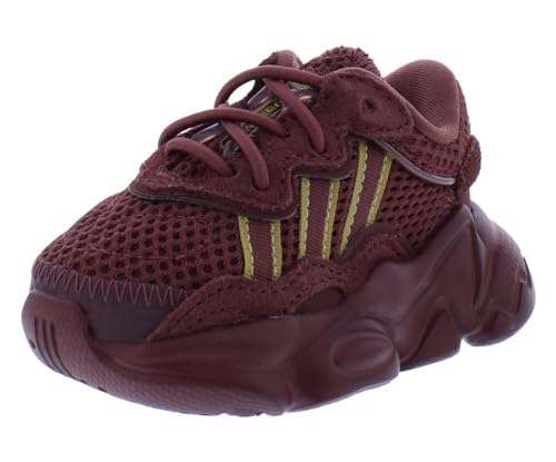 adidas Ozweego EL Infant/Toddler Shoes Size 4, Color: Quicri/Gold Metallic/Quicri