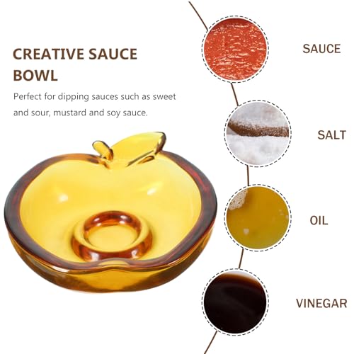 Assiettes à sauce en verre résistant aux taches coupelles légères