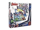 boite de jeux multi activités renard Boîte multijeux - . Boite Multi Jeux 4 en 1 : Petits Chevaux, Dames, marelle, echelle - Jeux Societe Traditionnels - Enfant, Famille - Set Coffret et Carte