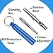 TELADESHX Dog Whistle with Lanyard Whistle to Stop Barking Neighbors Dog Provides The Perfect Bark Control and Effective Memory Training for All Dog Breeds (Pink+Blue, 2 Pcs)