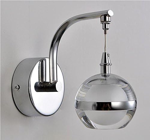 WAZZ-Creative Modern LED Wall Lamp Hanging Led Wall Light for Bedroom Room Living Room Study Room Hallway , single head-white