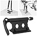Tomotato Bike Fork Mount Quick Release, Aluminum Alloy Quick Release Fork Mount Bicycle Block Car Rack Carrier Holders (Black)